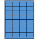 2" x 1.25"  Sheet Label