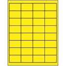 2" x 1.25"  Sheet Label