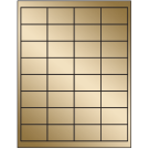 2" x 1.25"  Sheet Label