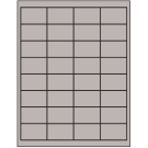 2" x 1.25"  Sheet Label
