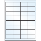 2" x 1.25"  Sheet Label