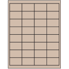 2" x 1.25"  Sheet Label