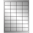 2" x 1.25"  Sheet Label