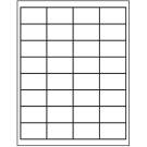 2" x 1.25"  Sheet Label