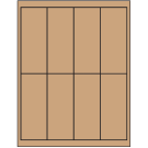 2" x 5"  Sheet Label