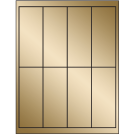 2" x 5"  Sheet Label