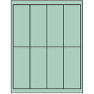 2" x 5"  Sheet Label