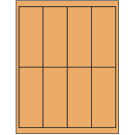 2" x 5"  Sheet Label