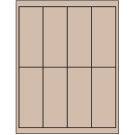 2" x 5"  Sheet Label