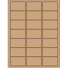 2.5" x 1.5"  Sheet Label