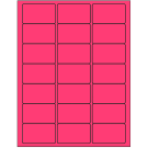 2.5" x 1.5"  Sheet Label