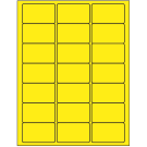 2.5" x 1.5"  Sheet Label