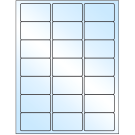 2.5" x 1.5"  Sheet Label