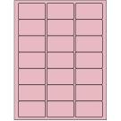 2.5" x 1.5"  Sheet Label