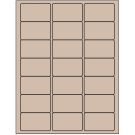 2.5" x 1.5"  Sheet Label