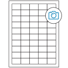 1.5" x 1"  Sheet Label