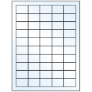 1.5" x 1"  Sheet Label