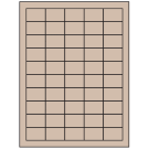 1.5" x 1"  Sheet Label