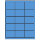 2.625" x 2"  Sheet Label