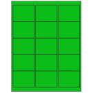 2.625" x 2"  Sheet Label