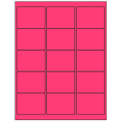 2.625" x 2"  Sheet Label