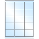 2.625" x 2"  Sheet Label