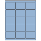 2.625" x 2"  Sheet Label