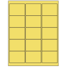 2.625" x 2"  Sheet Label