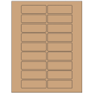 3" x 1"  Sheet Label