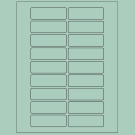 3" x 1"  Sheet Label