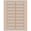 3" x 1"  Sheet Label