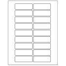 3" x 1"  Sheet Label