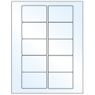 3" x 2"  Sheet Label