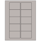 3" x 2"  Sheet Label