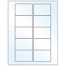 3" x 2"  Sheet Label