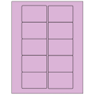 3" x 2"  Sheet Label