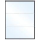 8.5" x 3.5"  Sheet Label