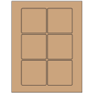 3" x 3"  Sheet Label