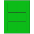 3" x 3"  Sheet Label