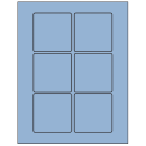 3" x 3"  Sheet Label