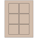 3" x 3"  Sheet Label