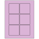 3" x 3"  Sheet Label