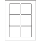 3" x 3"  Sheet Label