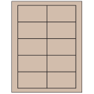 3.5" x 2"  Sheet Label