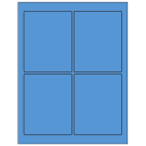 3.75" x 4.75"  Sheet Label