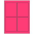 3.75" x 4.75"  Sheet Label