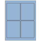 3.75" x 4.75"  Sheet Label