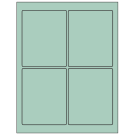 3.75" x 4.75"  Sheet Label