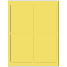3.75" x 4.75"  Sheet Label