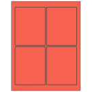 3.75" x 4.75"  Sheet Label